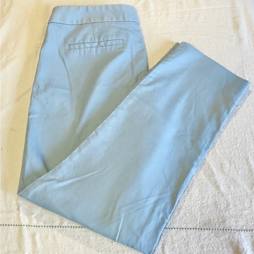 Banana Republic Hampton Style Light Blue Slim Fit Ankle Pants - Picture 3 of 5